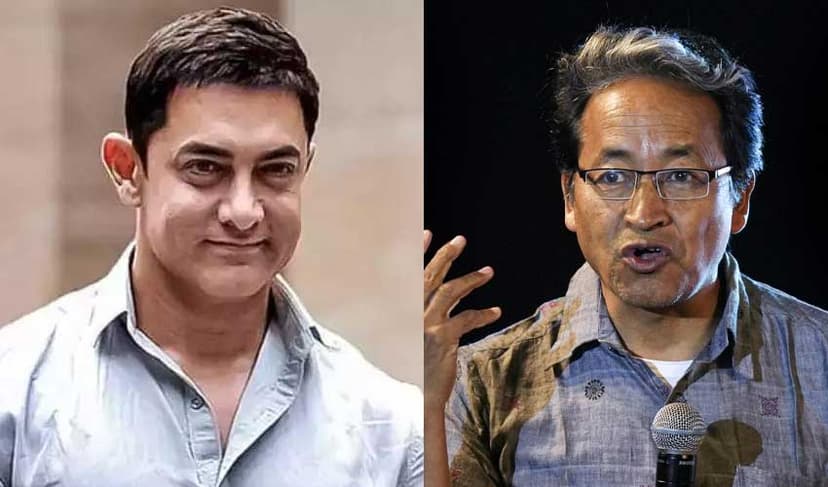 '3 Idiots' was not based on Sonam Wangchuk: Aamir Khan (Courtesy: File) '3 Idiots' was not based on Sonam Wangchuk: Aamir Khan (Courtesy: File)