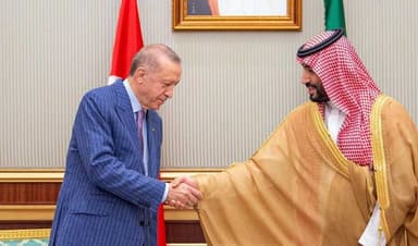 Erdogan discusses regional stability in call with MBS (Courtesy: File) Erdogan discusses regional stability in call with MBS (Courtesy: File)