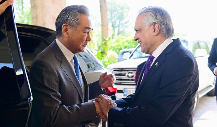 China FM and Ishaq Dar China FM and Ishaq Dar