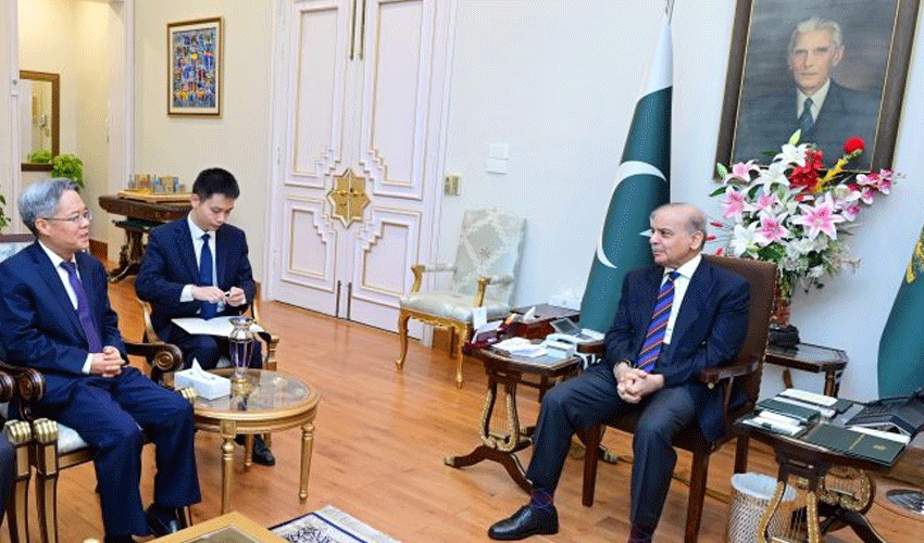 PM Shehbaz vows cooperation with China for CPEC success (Courtesy: APP) PM Shehbaz vows cooperation with China for CPEC success (Courtesy: APP)