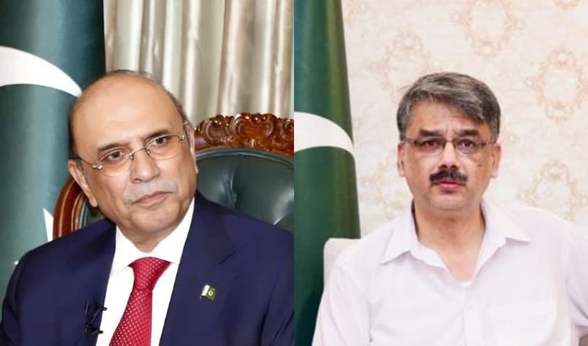 From left to right: President Asif Ali Zardari and AJK Prime Minister Anwarul Haq (Courtesy: File) From left to right: President Asif Ali Zardari and AJK Prime Minister Anwarul Haq (Courtesy: File)