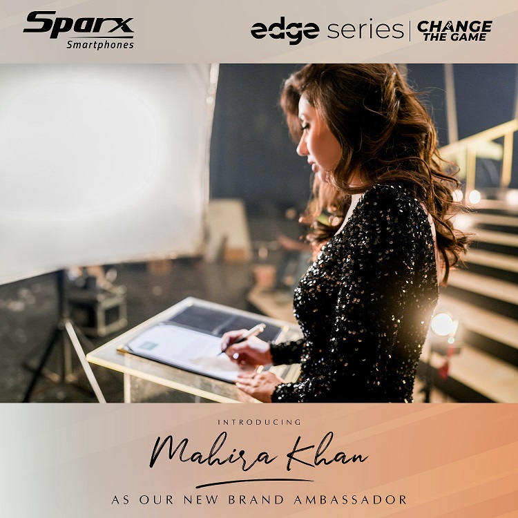 Sparx Smartphone announces Mahira Khan as brand ambassador for Edge Series