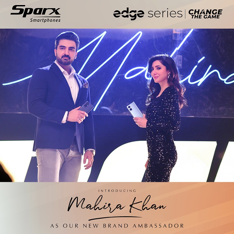 Sparx Smartphone Announces Mahira Khan as Brand Ambassador for Edge Series