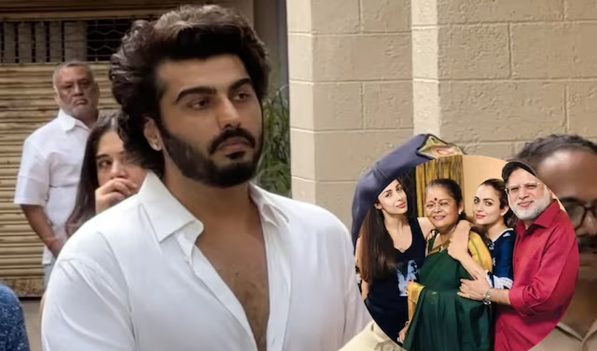 Arjun Kapoor supports ex girlfriend Malaika Arora at father’s funeral