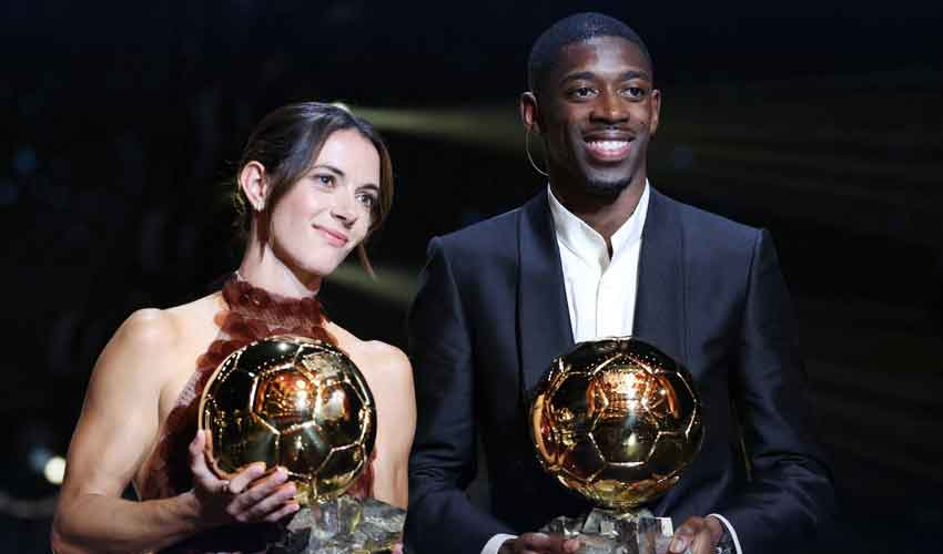 PSG's Dembele, Barca's Bonmati win Ballon d'Or awards in Paris