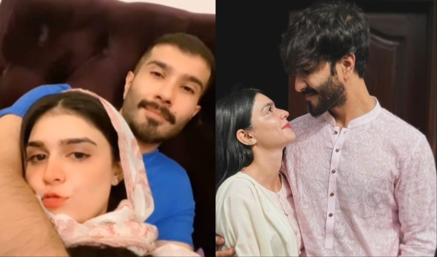 Feroze Khan shares adorable pics with wife Zainab