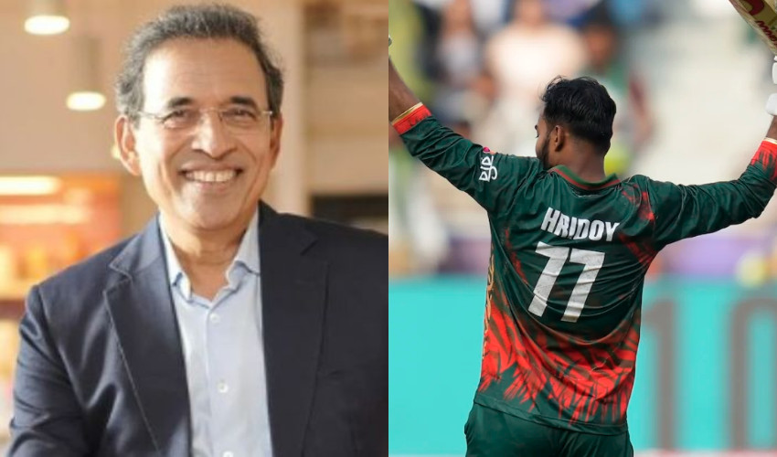 Champions Trophy: Harsha Bhogle lavishes praise on Hridoy for notching maiden century