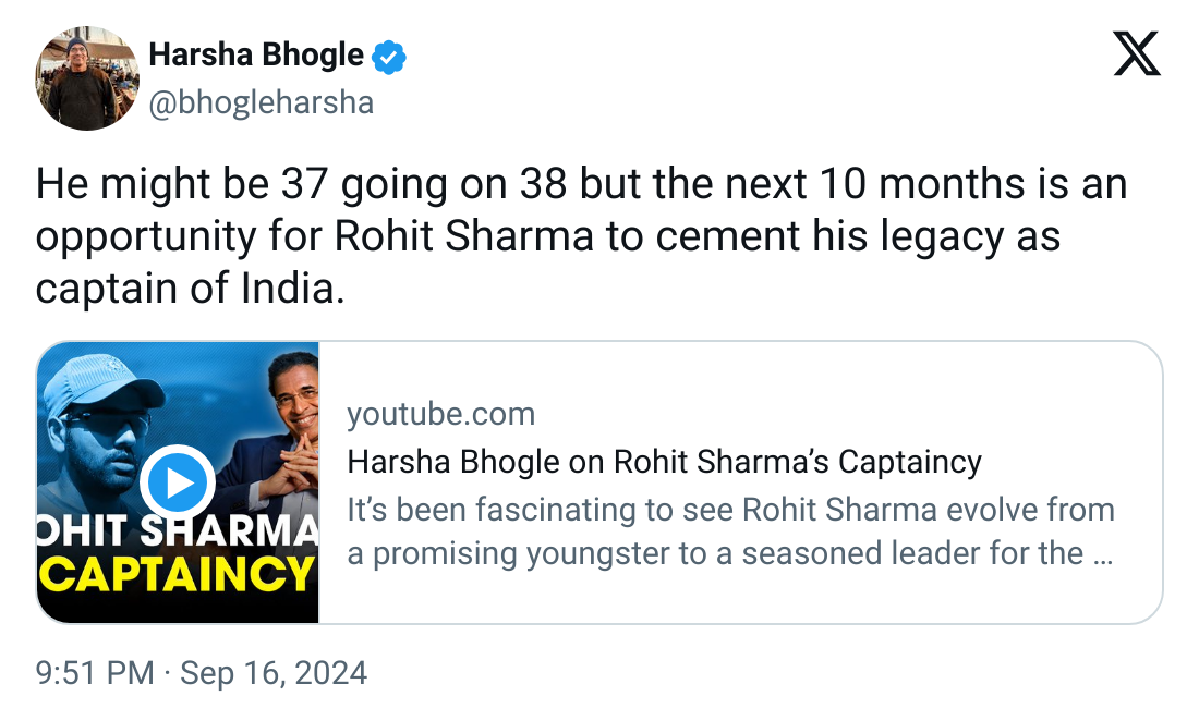 Harsha Bhogle