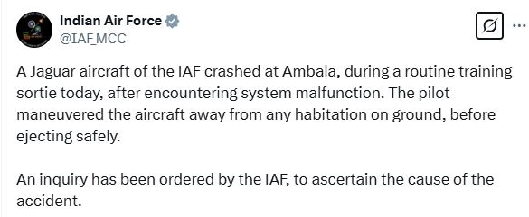 IAF statement