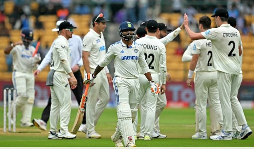 India suffers historic collapse: All out for 46 against NZ in Bengaluru