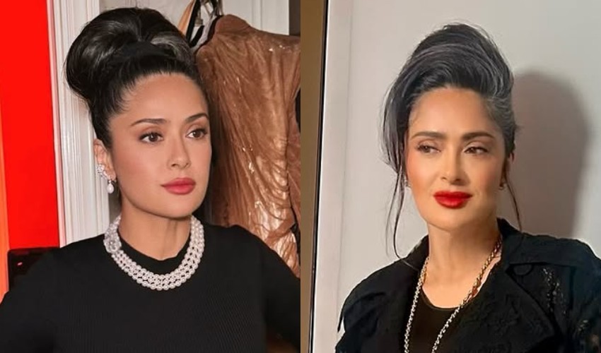 Salma Hayek stuns fans with glamorous Instagram post in striking black dress