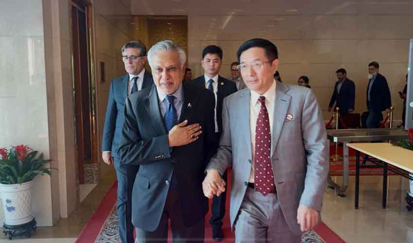 Dar reaches Beijing on 3 day visit to strengthen Pak China ties