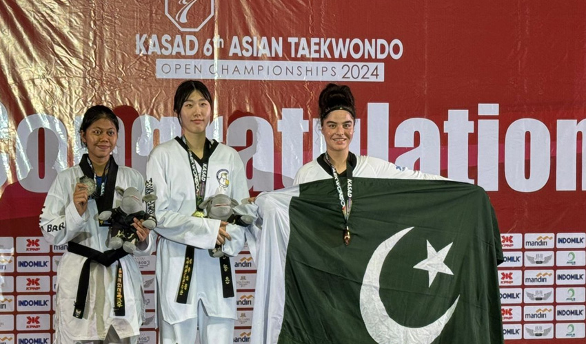 Pakistan's Maliha Ali clinches bronze medal at 6th Asian Open Taekwondo ...