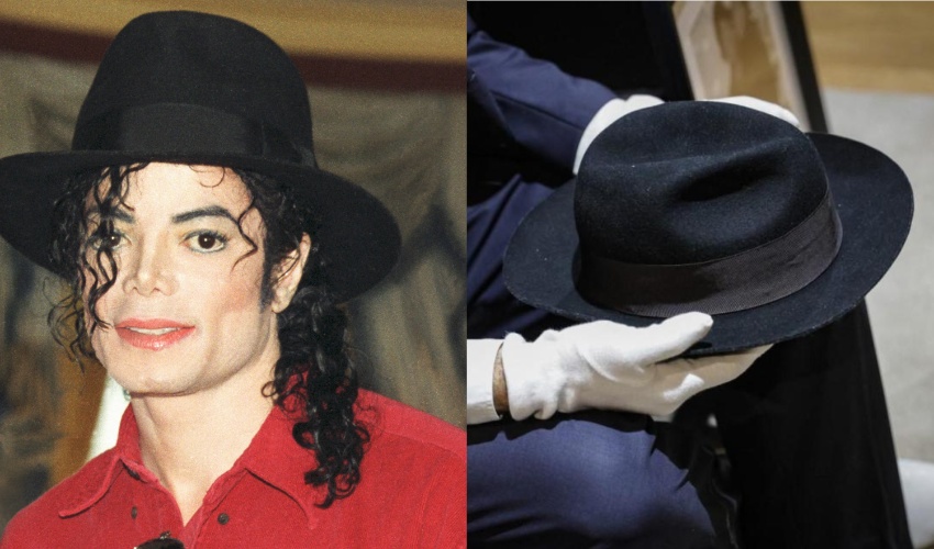 Michael Jackson's fedora hat signed by MJ