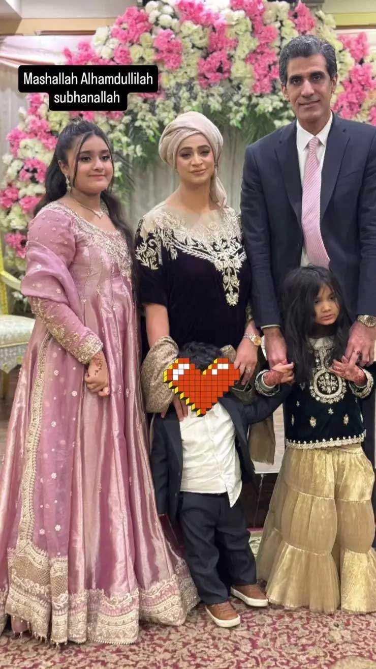 Noor Bukhari and Family