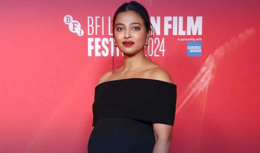 Pregnant Radhika Apte debuts baby bump at film screening