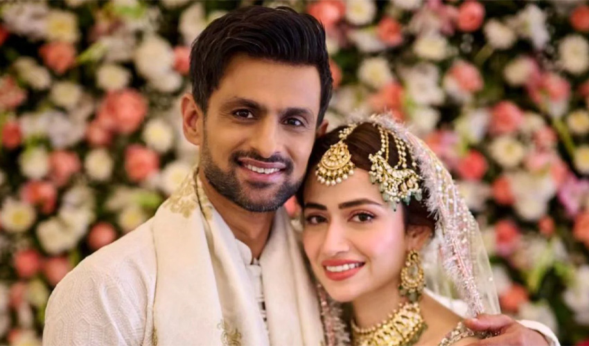 Sana Javed and Shoaib Malik