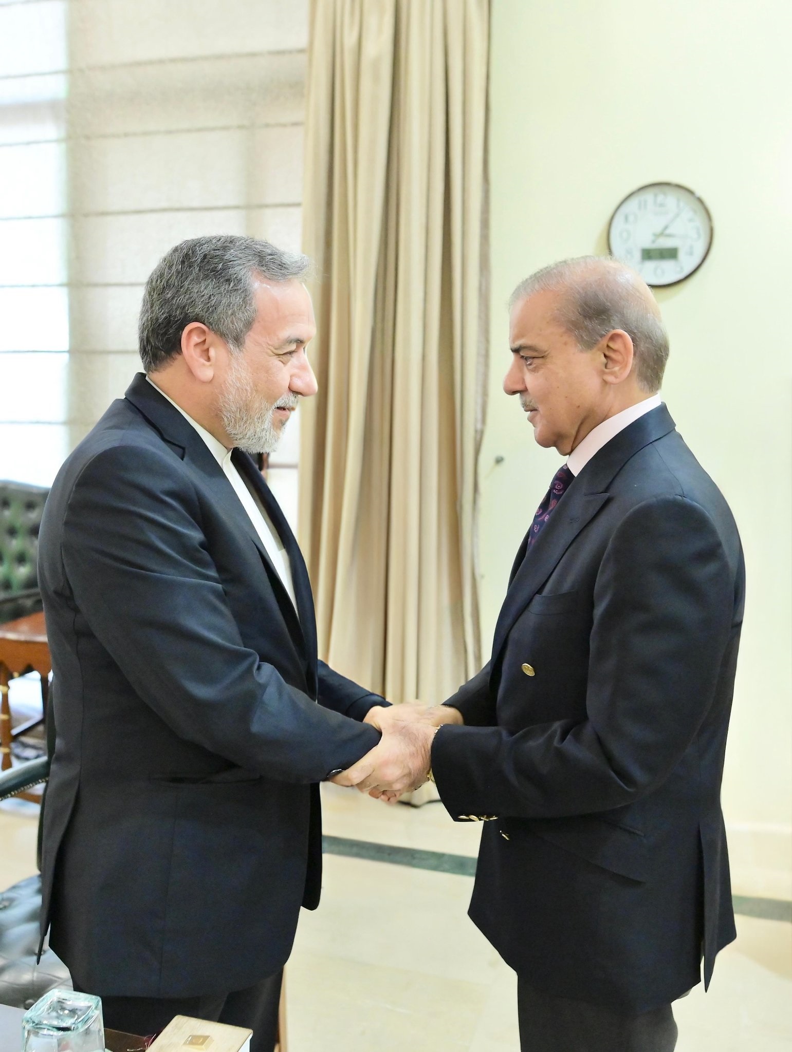 shehbaz with iran fm