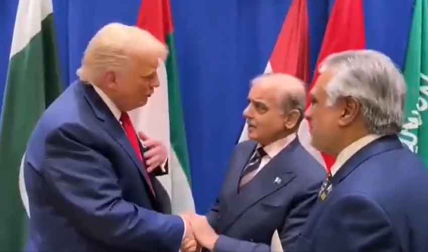 PM Shehbaz meets Trump, calls him 'champion of peace'